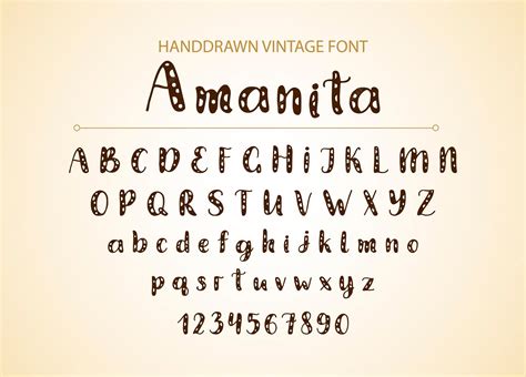 premium vector handdrawn vector script font display style cartoon