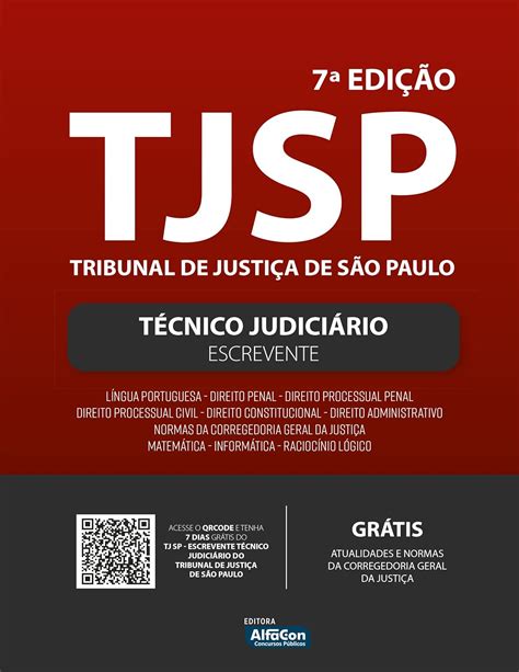 Apostila Tj Sp Escrevente Técnico Judiciário Do Tribunal De Justiça