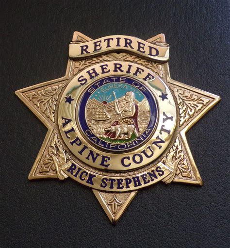 ALPINE COUNTY SHERIFF - ER Badge