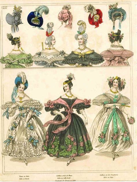 Moda En Francia 1830 I Noticed The Back Cap Is Diff From The Rest Of