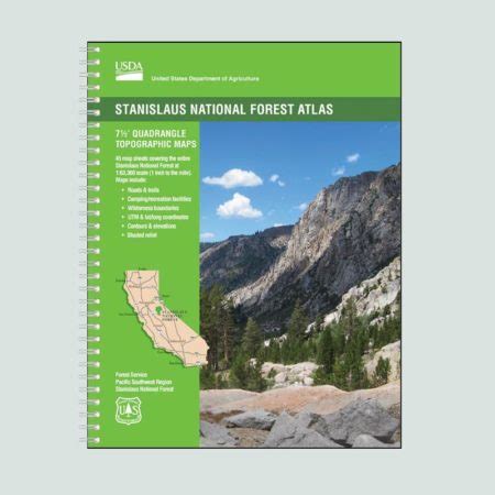 Stanislaus National Forest Recreation Map - Three Forests Interpretive ...