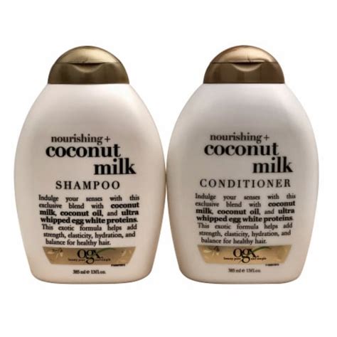 Ogx Nourishing Coconut Milk Shampoo And Conditioner Set 13 Ounce 1 King Soopers