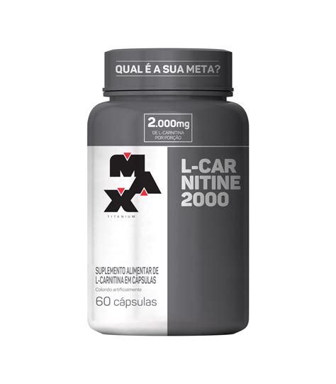 L Carnitina C Psulas Max Titanium Europe