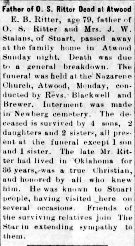 Pvt Everett Bayless Ritter Find A Grave Memorial