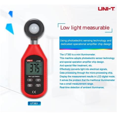 Jual Uni T Ut Luxmeter Lux Meter Light Meter Alat Ukur Intensitas