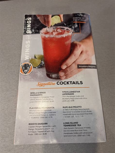 Menu At Wings And Rings Restaurant Port Charlotte