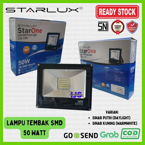 Jual STARLUX STARONE Lampu Tembak 50 WATT Lampu Sorot LED 50W LED Flood