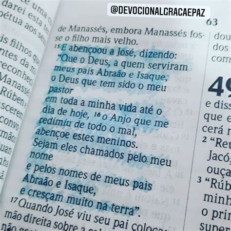 Devocional Gra A E Paz On Instagram Leitura B Blica De Hoje