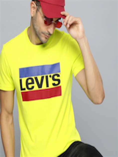 Buy Levis Brand Logo Printed Pure Cotton T Shirt - Tshirts for Men ...