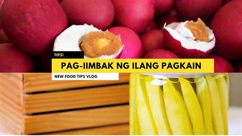 Tips Sa Pag Iimbak Ng Ilang Pagkain Na Maaaring Pagkakitaan Youtube