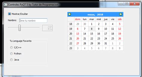 Ejemplos De Interfaces Gráficas Realizadas Con Python Y Pyqt5 Mi