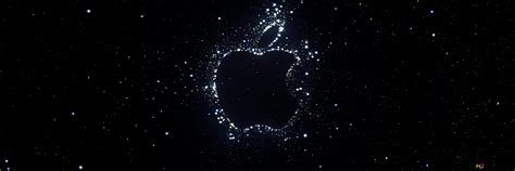 Apple iphone 14 series Apple brand logo on black background 4K ...