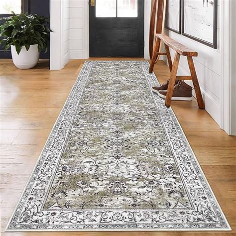 Amazon KILOCOCO Hallway Runner 2 6x8 Runner Rug Printed Vintage