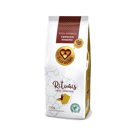 Café 3 Corações Rituais Cerrado Mineiro 250g Supermercado Cooperativa