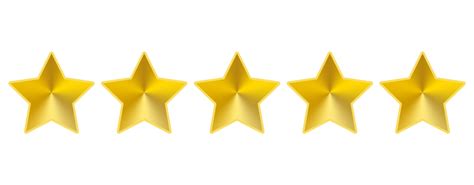 Five Stars Rating 38973528 Png