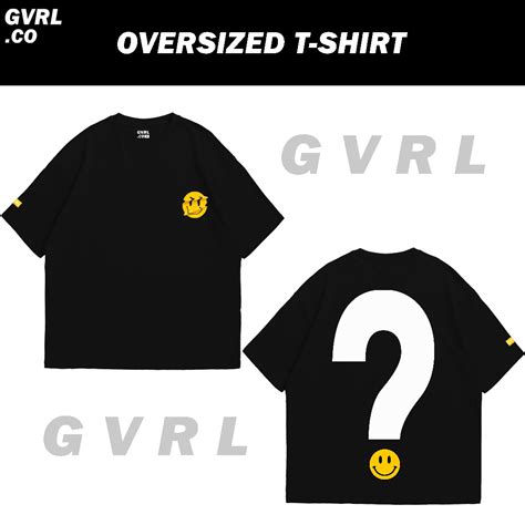 Jual OVERSIZE T Shirt SMILEY I Kaos Oversize Unisex I Cotton 24s