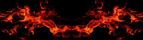 Black And Red Fire Background