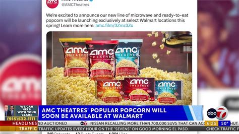 Amc Movie Theater Theatre Popcorn Coming To Walmart Youtube