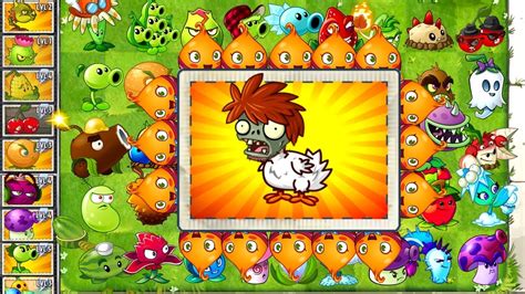 Every Plant Power Up Vs Chicken Wrangler Zombie In New Plants Vs