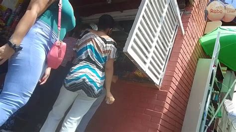 Super Hot Latina Babe W Tight Big Ass Big Boobs Shopping In The