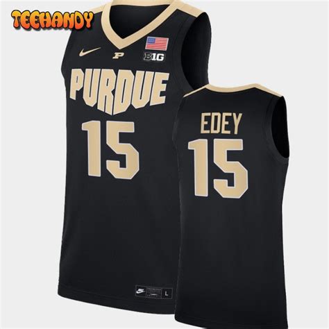 Men S Purdue Boilermakers Zach Edey Black College Basketball Jersey