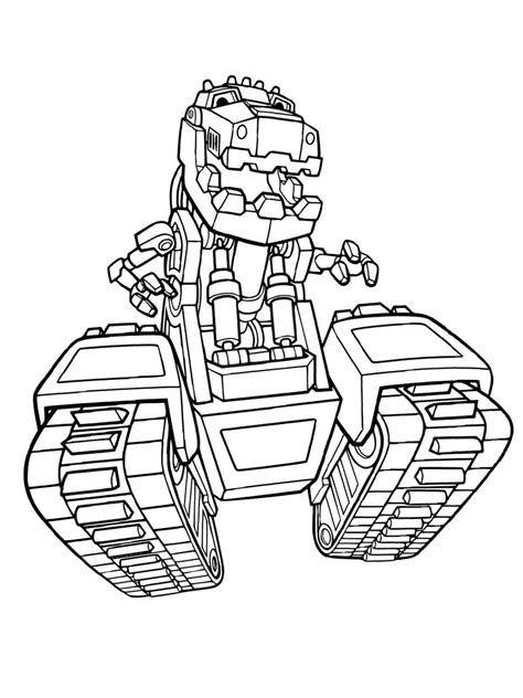 Coloring Dinotrux Pages Ty Printable Running Color Template