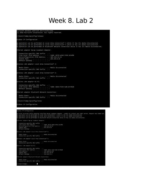 Week 8 Lab2 Tut Week 8 Lab Are Dhcp Messages Sent Over Udp Or Tcp The Messages Sent Over