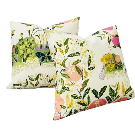 Citrus Garden Pillow Etsy