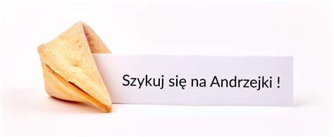 Ciasteczko z karteczką szykuj się na andrzejki Gify i obrazki na