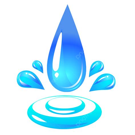 Iconos Ilustrados D De Gotas De Agua Png Agua Soltar Icono Png Y