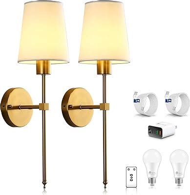 Passica Decor Wall Sconces Set Of Two 2 Pack Antique Brass Vintage