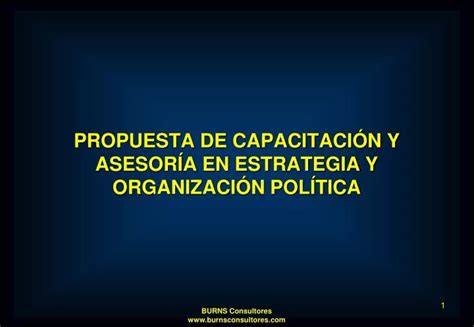 Ppt Propuesta De Capacitaci N Y Asesor A En Estrategia Y Organizaci N