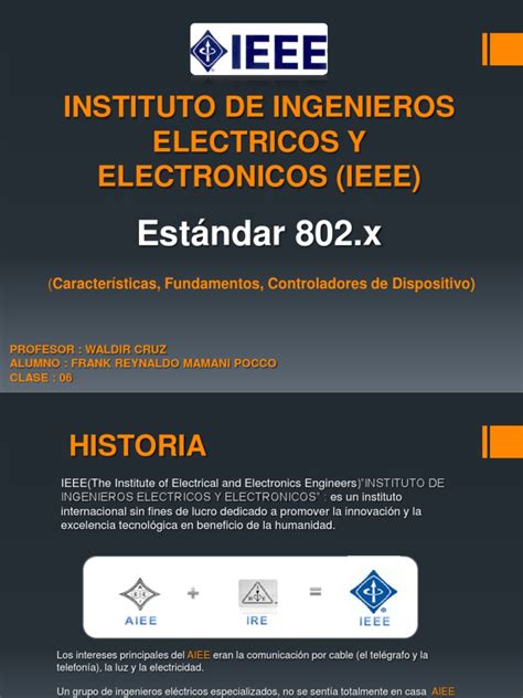 Instituto de Ingenieros Electricos y Electronicos Ieee | PDF | Red ... 