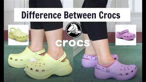 Croc Styles Unveiled: A Comprehensive Guide To 17 Types Of Crocs Clogs ...