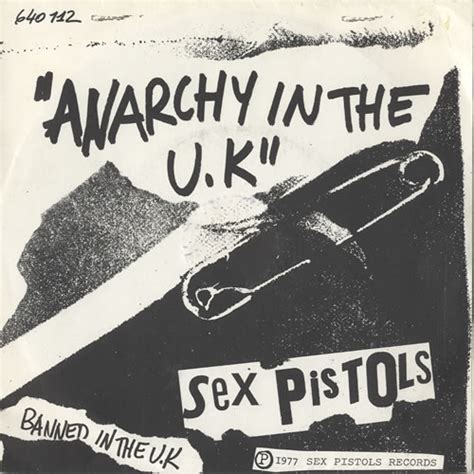 Sex Pistols Anarchy In The UK EA French 7 Vinyl Single 7 Inch