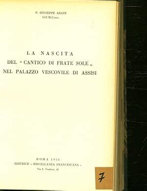 La Nascita Del Cantico Di Frate Sole Nel Palazzo Vescovile Di Assisi