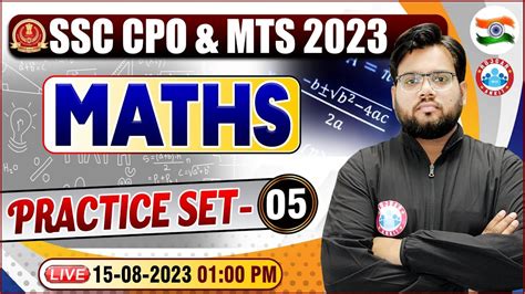 SSC CPO 2023 CPO Maths Practice Set 05 Maths For SSC MTS CPO SSC