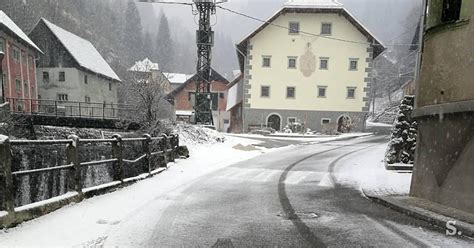 Sne Na Po Iljka Tudi V Sloveniji Foto Video Siol Net