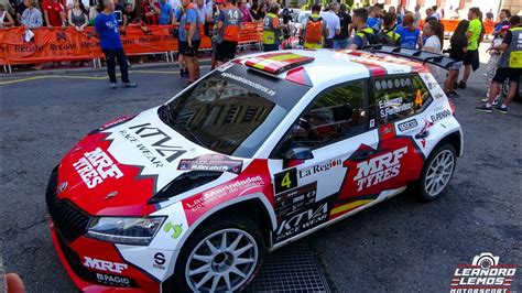 Efrén Llarena Sara Fernández Rallye de Ourense Recalvi 2022 Skoda