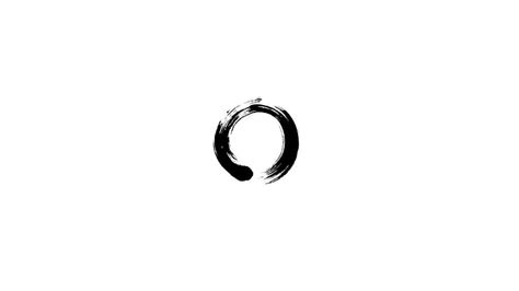 Hd Wallpaper Letter O Text Illustration Minimalism Zen Circle Ensō Ouroboros Wallpaper Flare