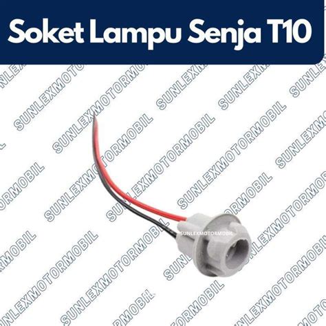 Jual SOKET FITTING LAMPU SEN SENJA T10 SOCKET LED SEIN TANCAP MOTOR