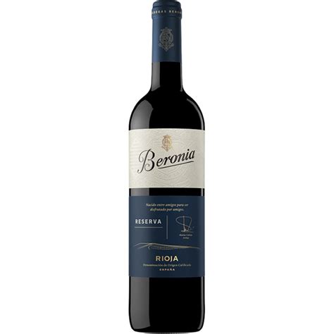 Reserva Red Wine Doca Rioja Bottle 75 Cl · Beronia · Supermercado El