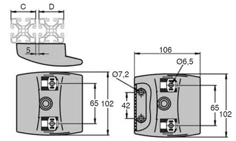 Sistema Di Chiusura Per Profili Alluminio Tipo Easily Adjustable Lock