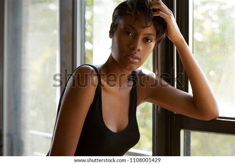 Hot Sexy Black Model Lingeria Stock Photo Shutterstock