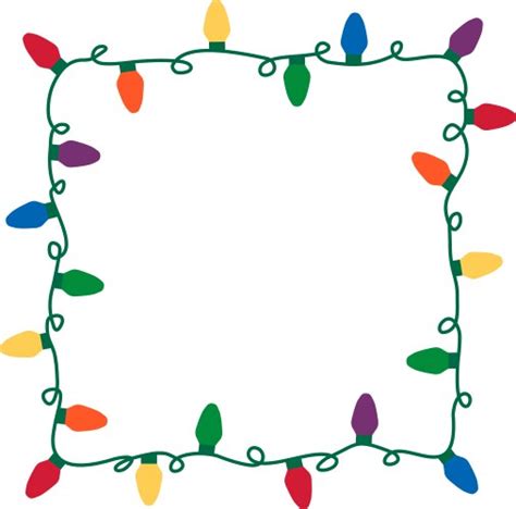 Christmas Lights Border Vector Images (over 30,000)