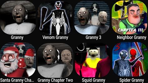 Granny Venom Granny Granny Neighbor Granny Santa Granny Ch Granny