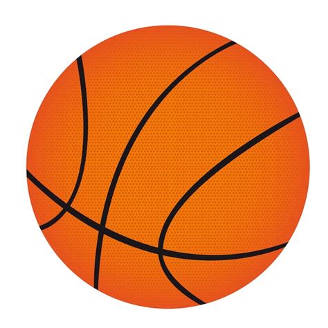 Premium Vector Basketball Isolated Over White Background Vector