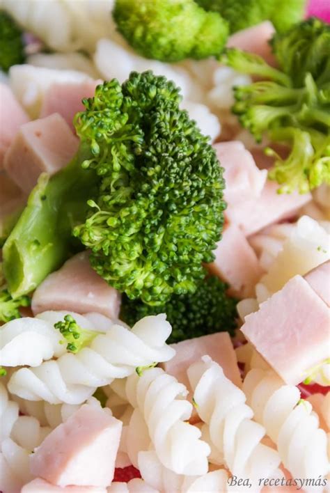 Ensalada De Espirales De Arroz Con Brocoli Y Pavo Recetas De Cocina