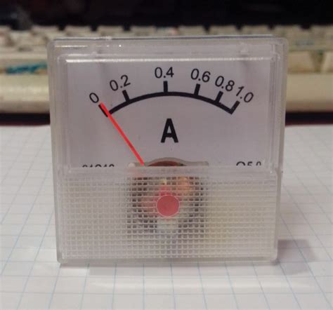 Амперметр 1А (40х40 мм) - Из личного (DIY Ардуино, STM32, ESP8266 ...