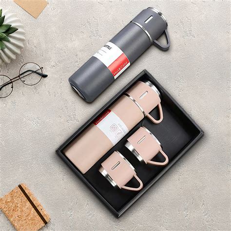 Thermal Flask And Mugs Gift Set APAC Merchandise Solution